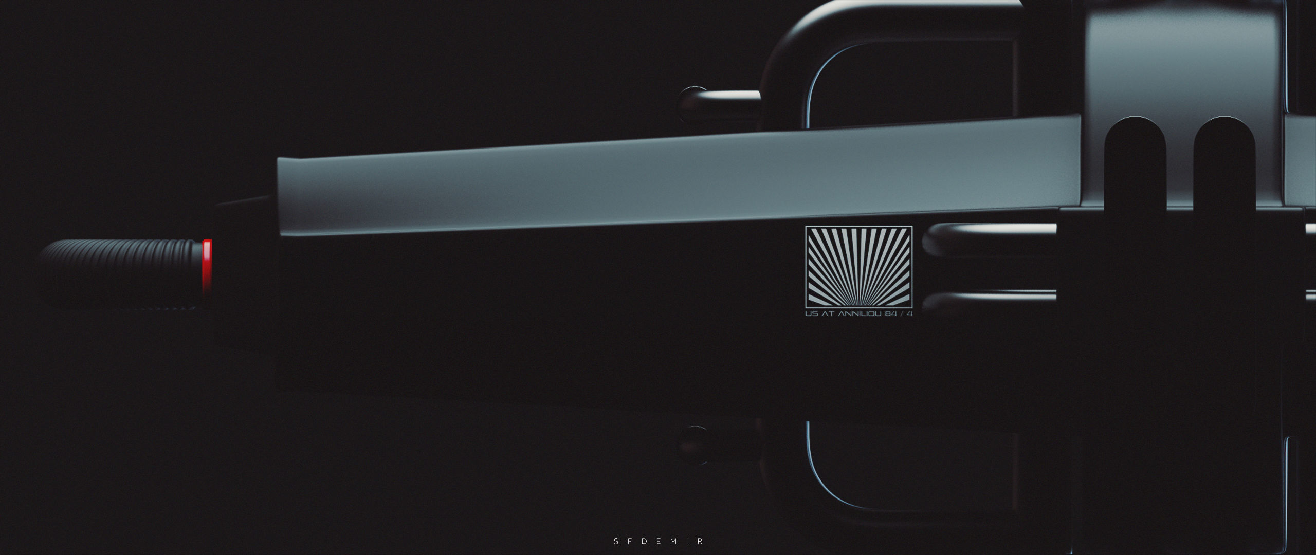 Spaceship Engine 3D Model Low-poly 3D model_5