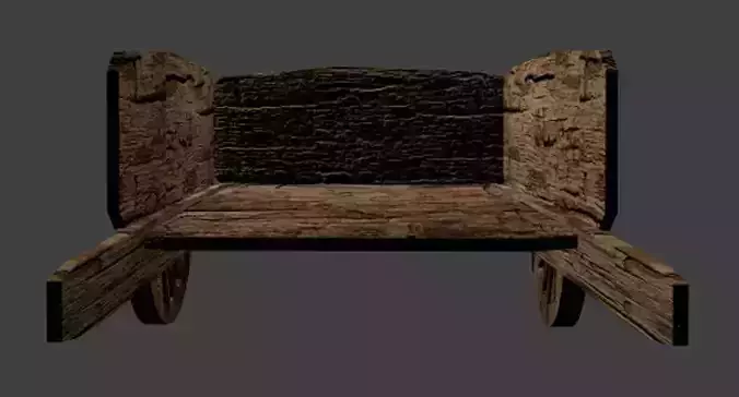 3D Models Middle Ages Carrage