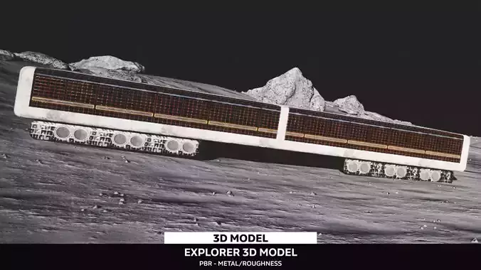 Grounf Explorer 3D Model Low-poly 3D model