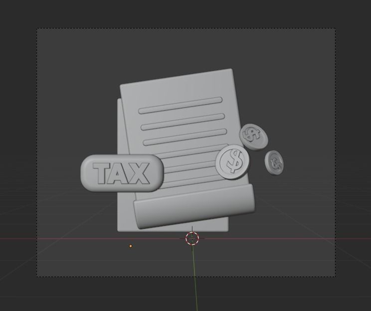 Online Banking System 3d Illustration  Icon Pack 3D model_26