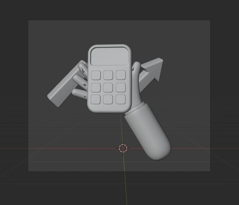 Online Banking System 3d Illustration  Icon Pack 3D model_31