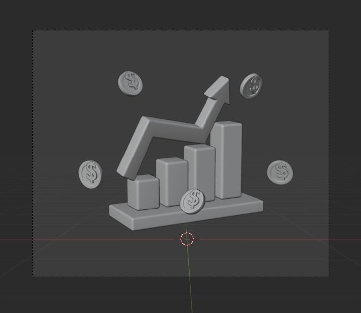 Online Banking System 3d Illustration  Icon Pack 3D model_10