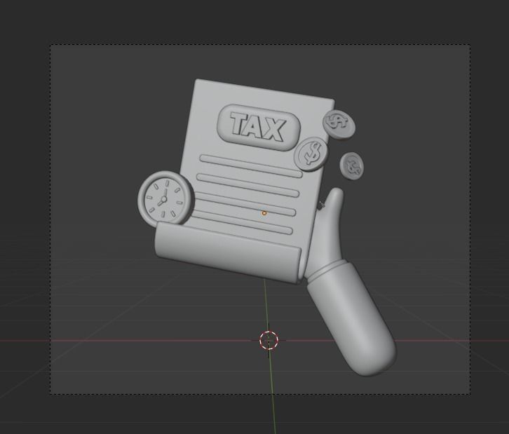 Online Banking System 3d Illustration  Icon Pack 3D model_32