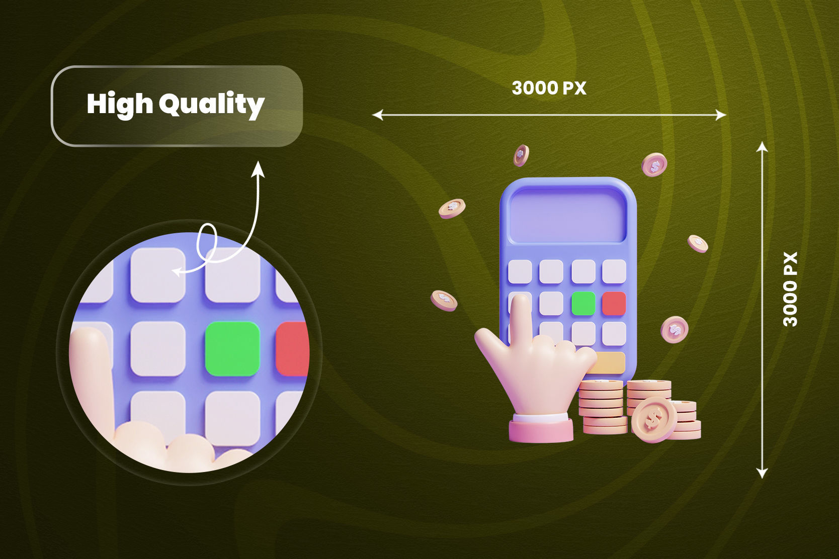 Online Banking System 3d Illustration  Icon Pack 3D model_4