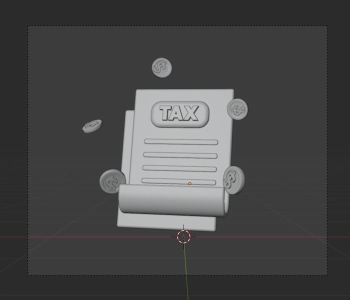 Online Banking System 3d Illustration  Icon Pack 3D model_28