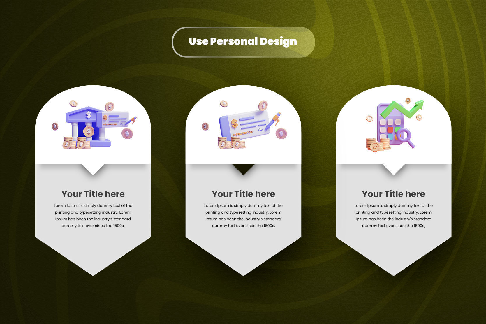 Online Banking System 3d Illustration  Icon Pack 3D model_3