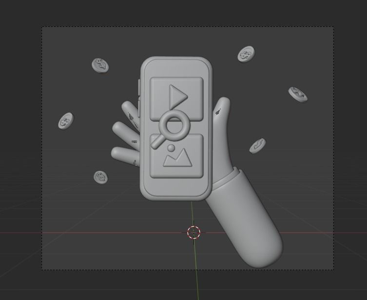 Online Banking System 3d Illustration  Icon Pack 3D model_25