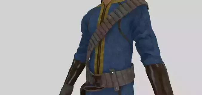 FALLOUT New Vegas vault jumpsuit 3D model