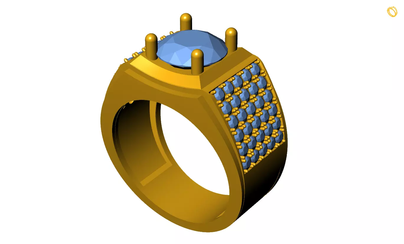 man ring Free 3D print model