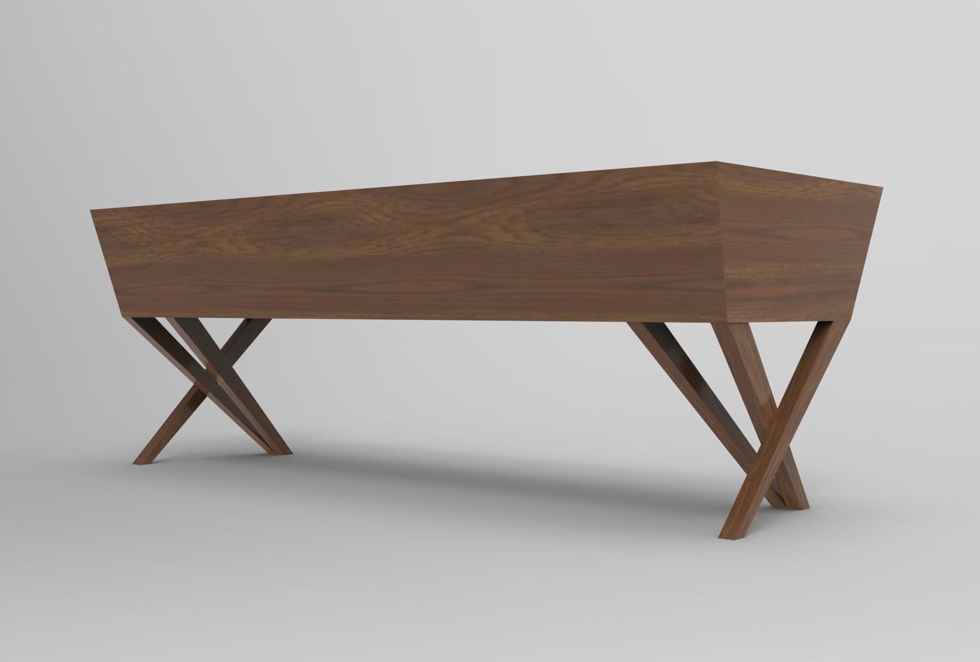 Hacv Bench Low-poly 3D model_4