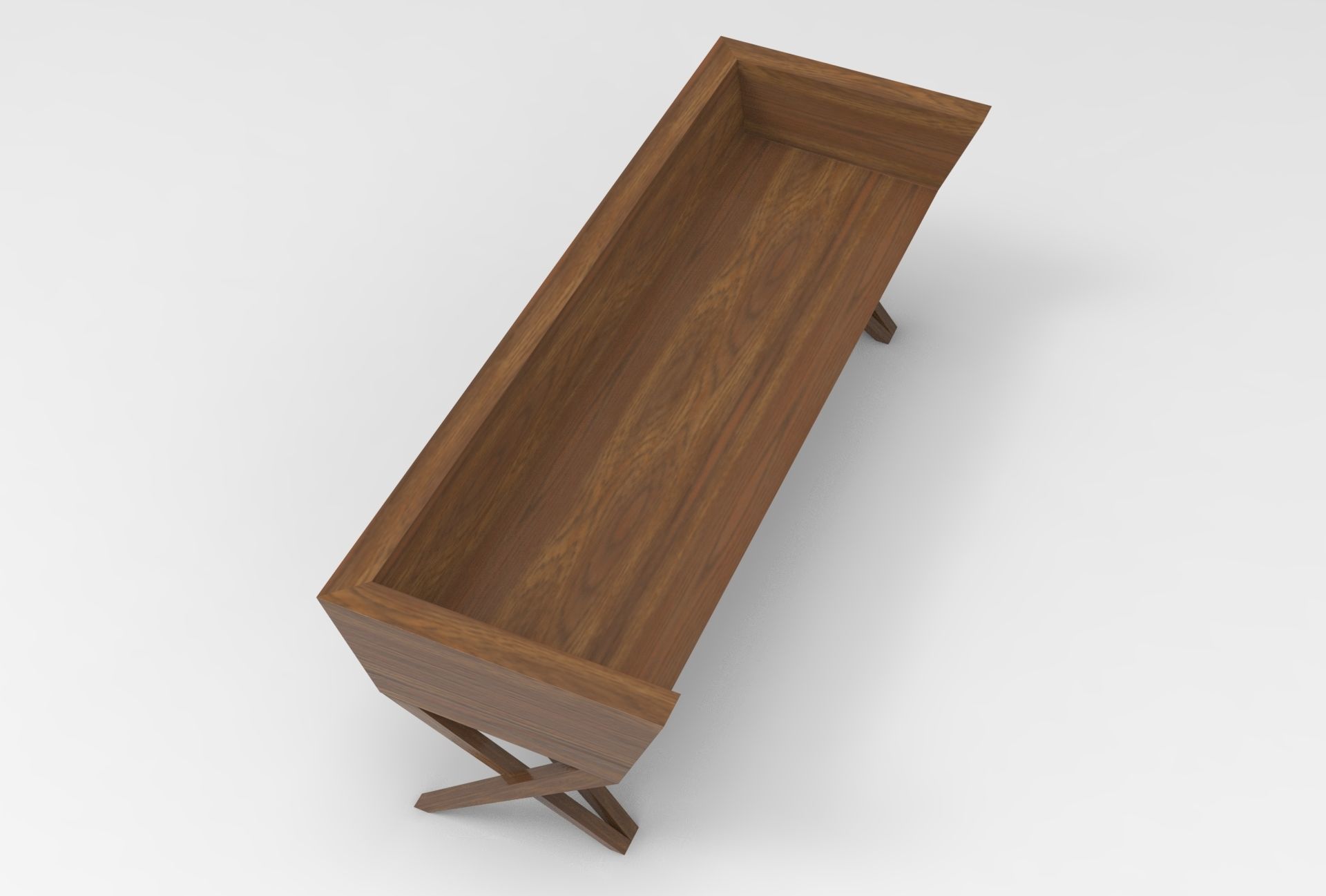 Hacv Bench Low-poly 3D model_3