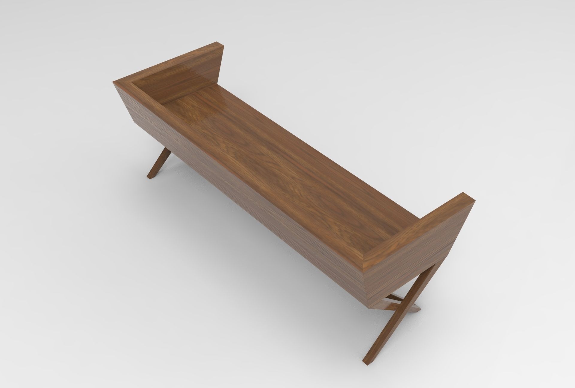 Hacv Bench Low-poly 3D model_1