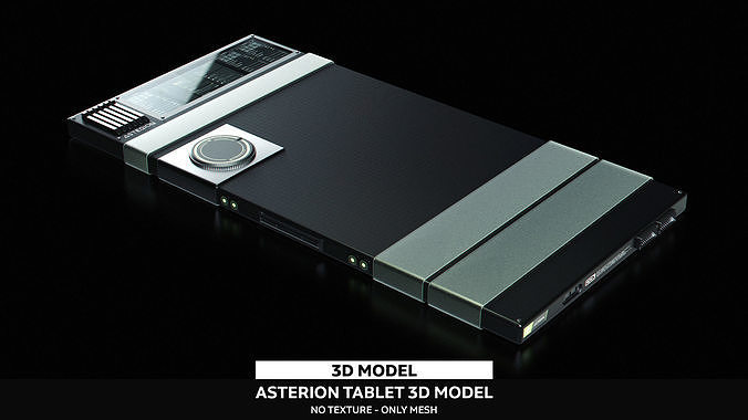 Asterion Tablet 3D Model 3D model