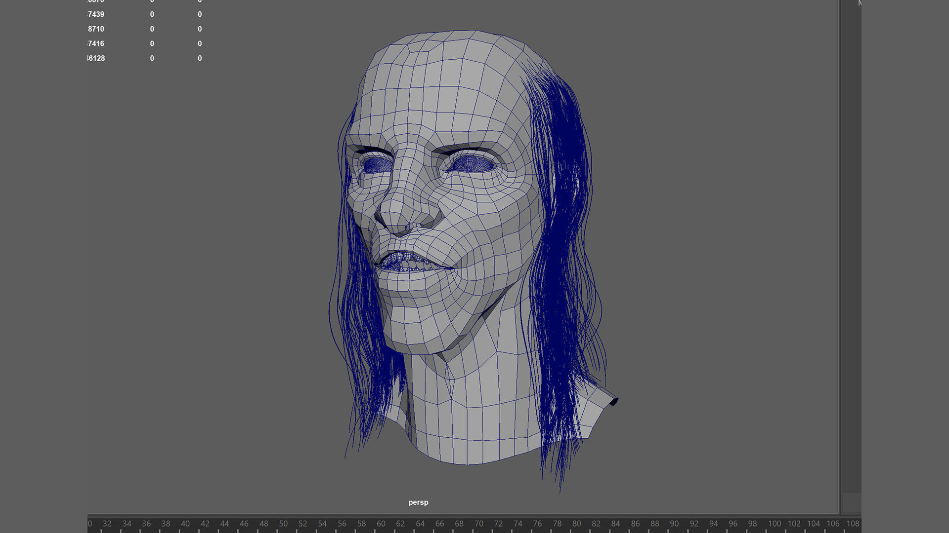 Male Stylized Head 3D model_10
