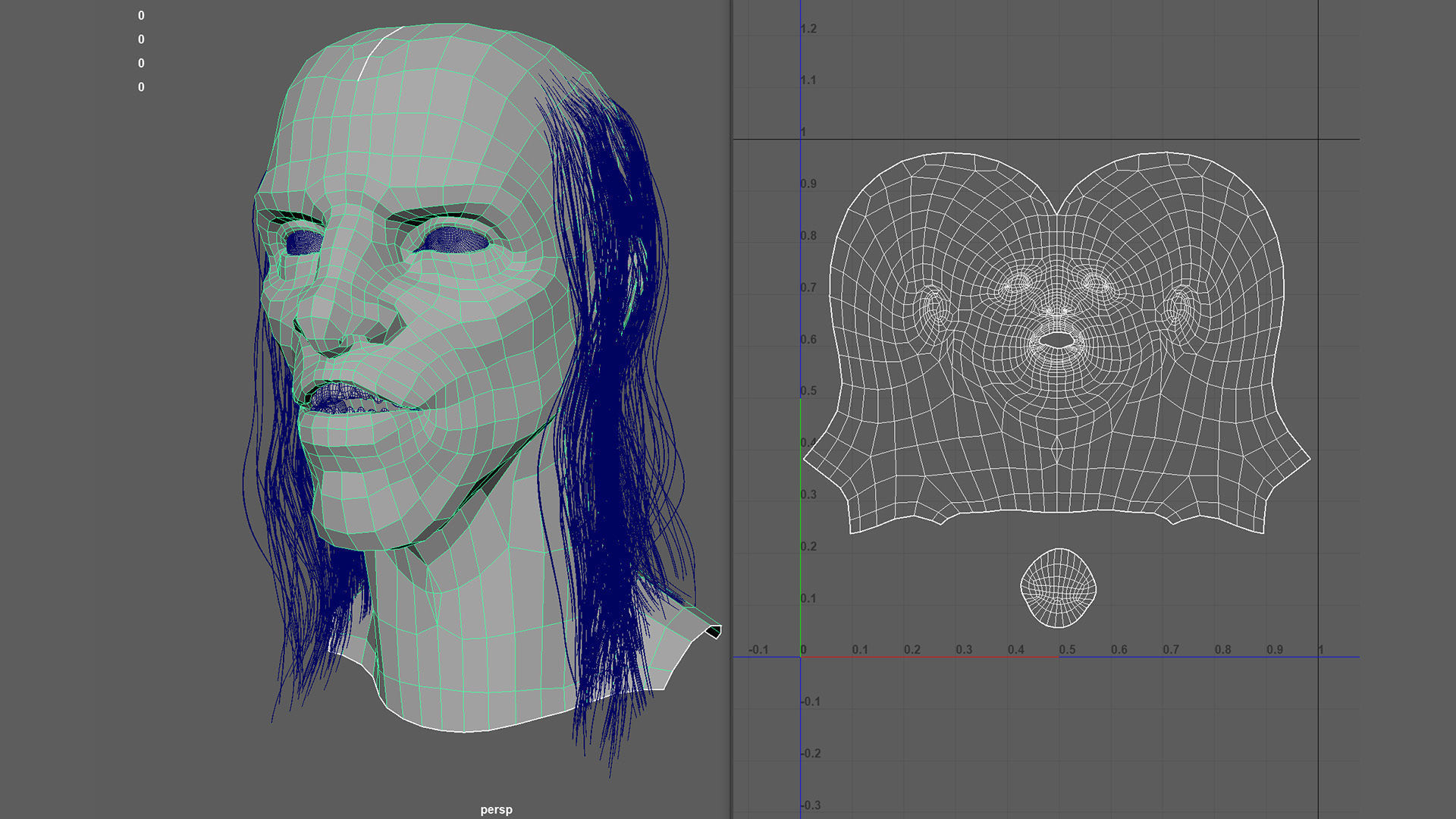 Male Stylized Head 3D model_9