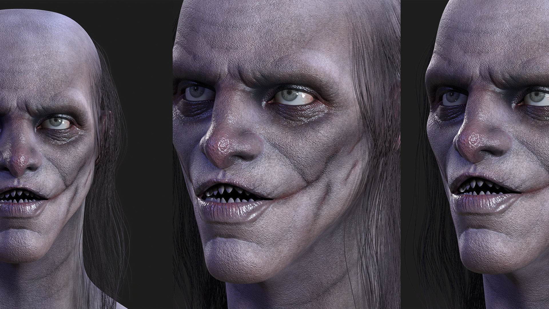 Male Stylized Head 3D model_4