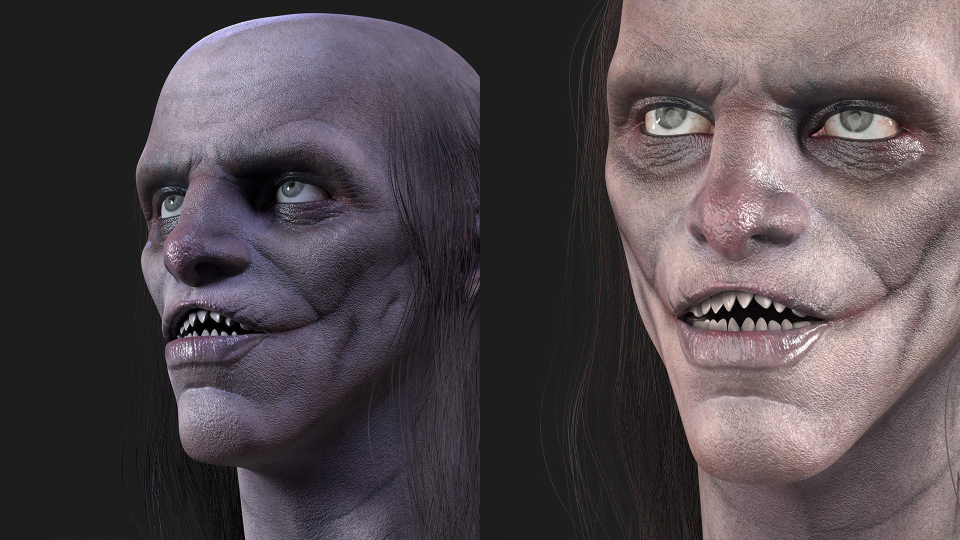 Male Stylized Head 3D model_2