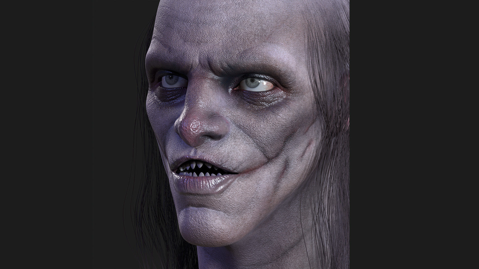 Male Stylized Head 3D model_1