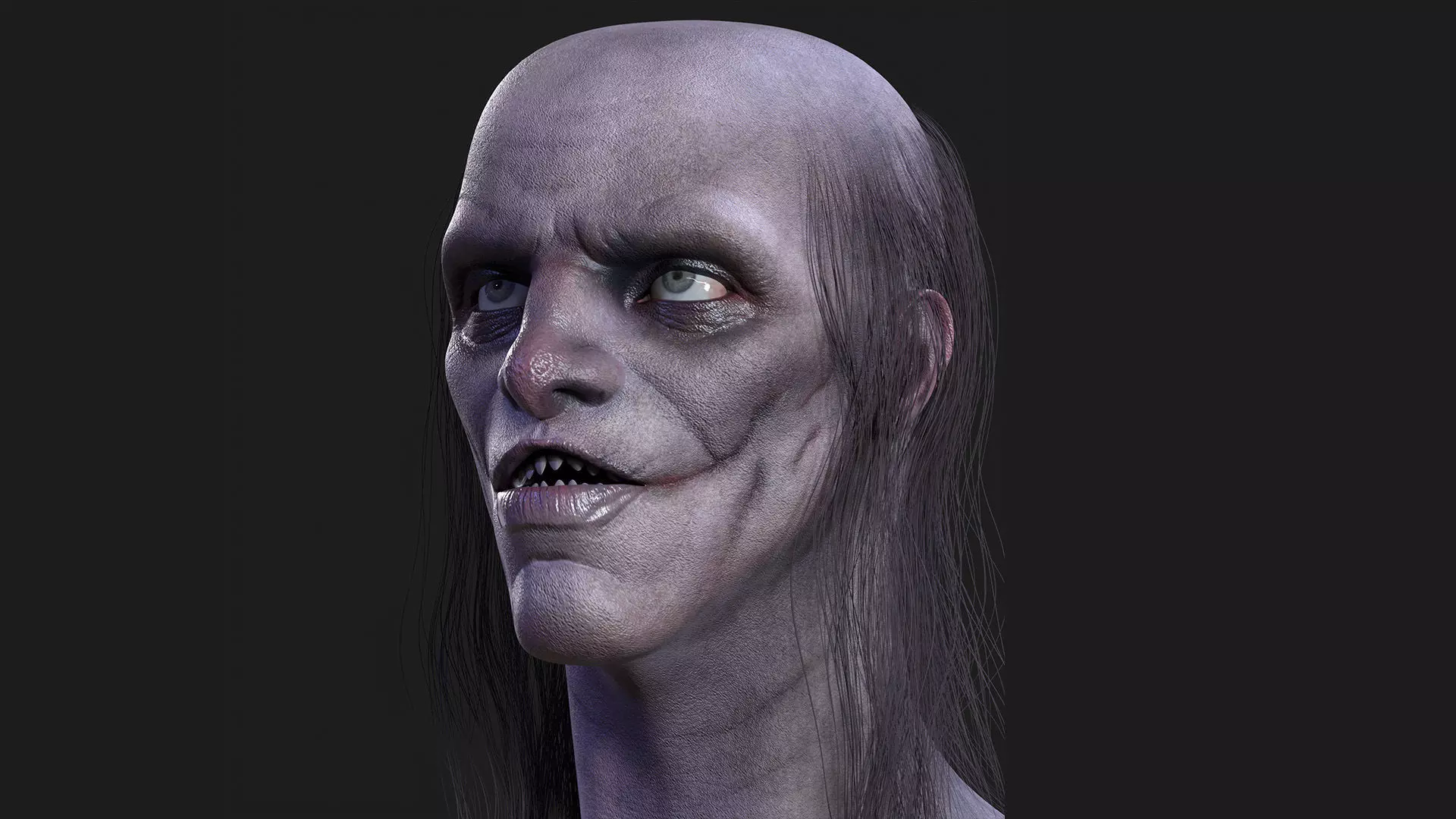 Male Stylized Head 3D model_0