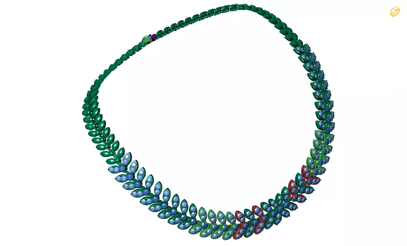 Necklace 3D print model_0