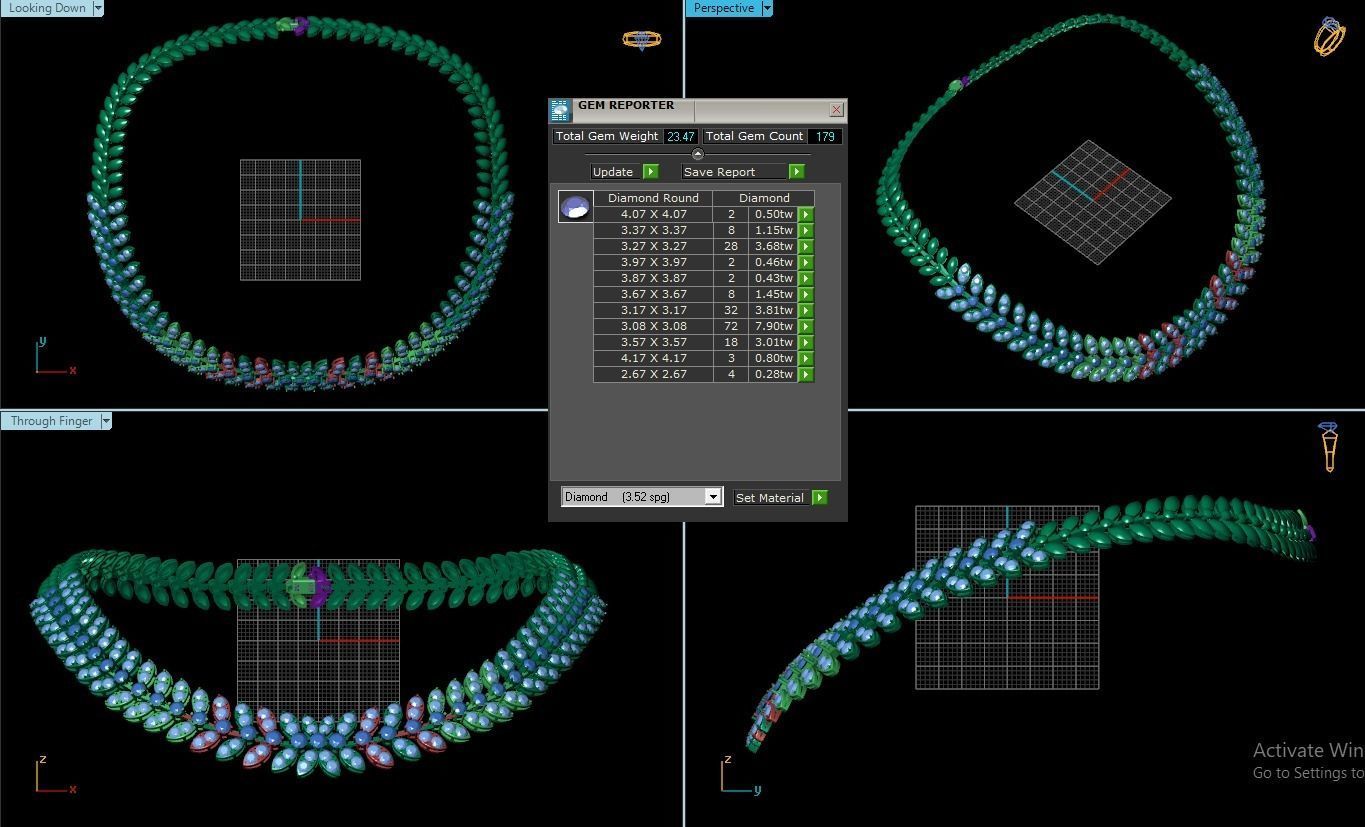 Necklace 3D print model_1