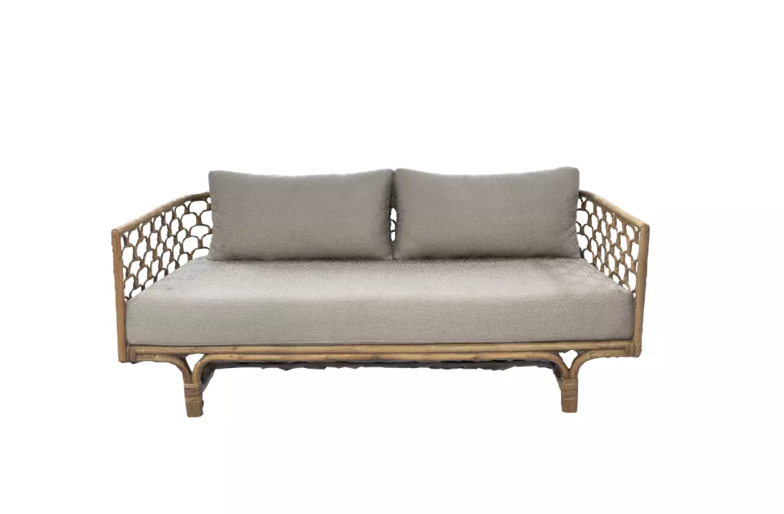 Bamboo sofa 3D model_0