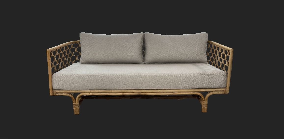 Bamboo sofa 3D model_1