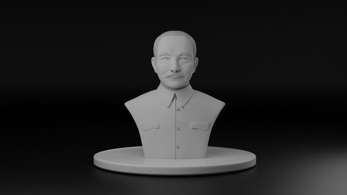 Sun Yat-sen 3D model