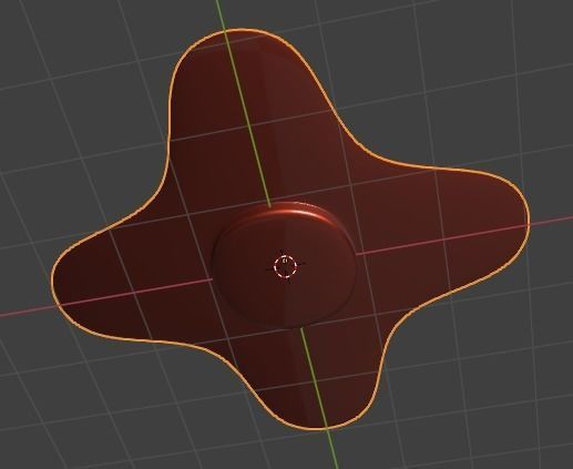 High-poly spinner Free 3D model_5