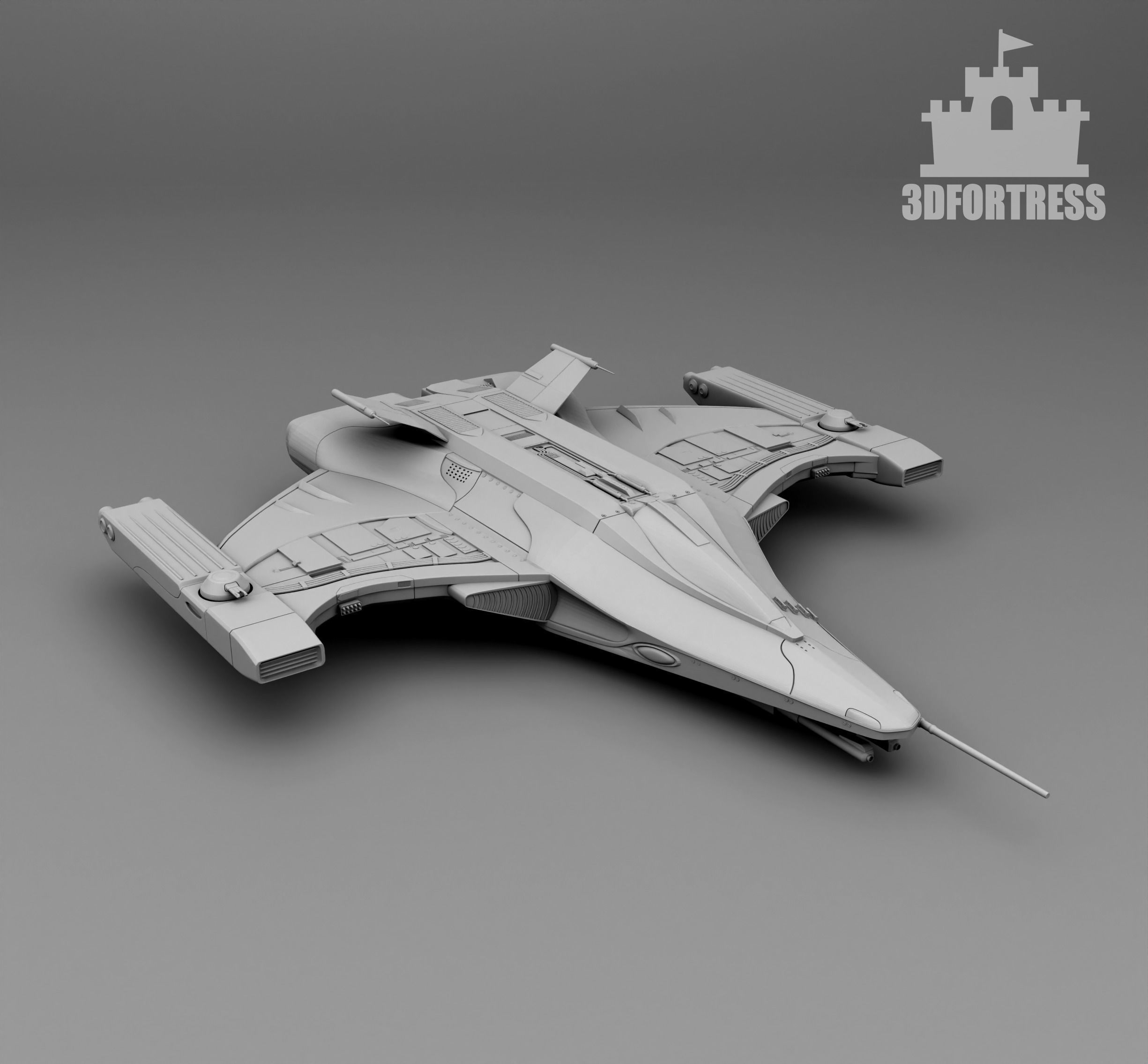 Space Fighter 3D print model_1