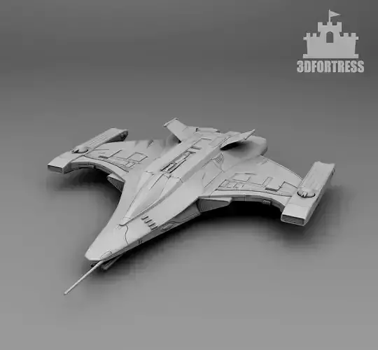 Space Fighter 3D print model