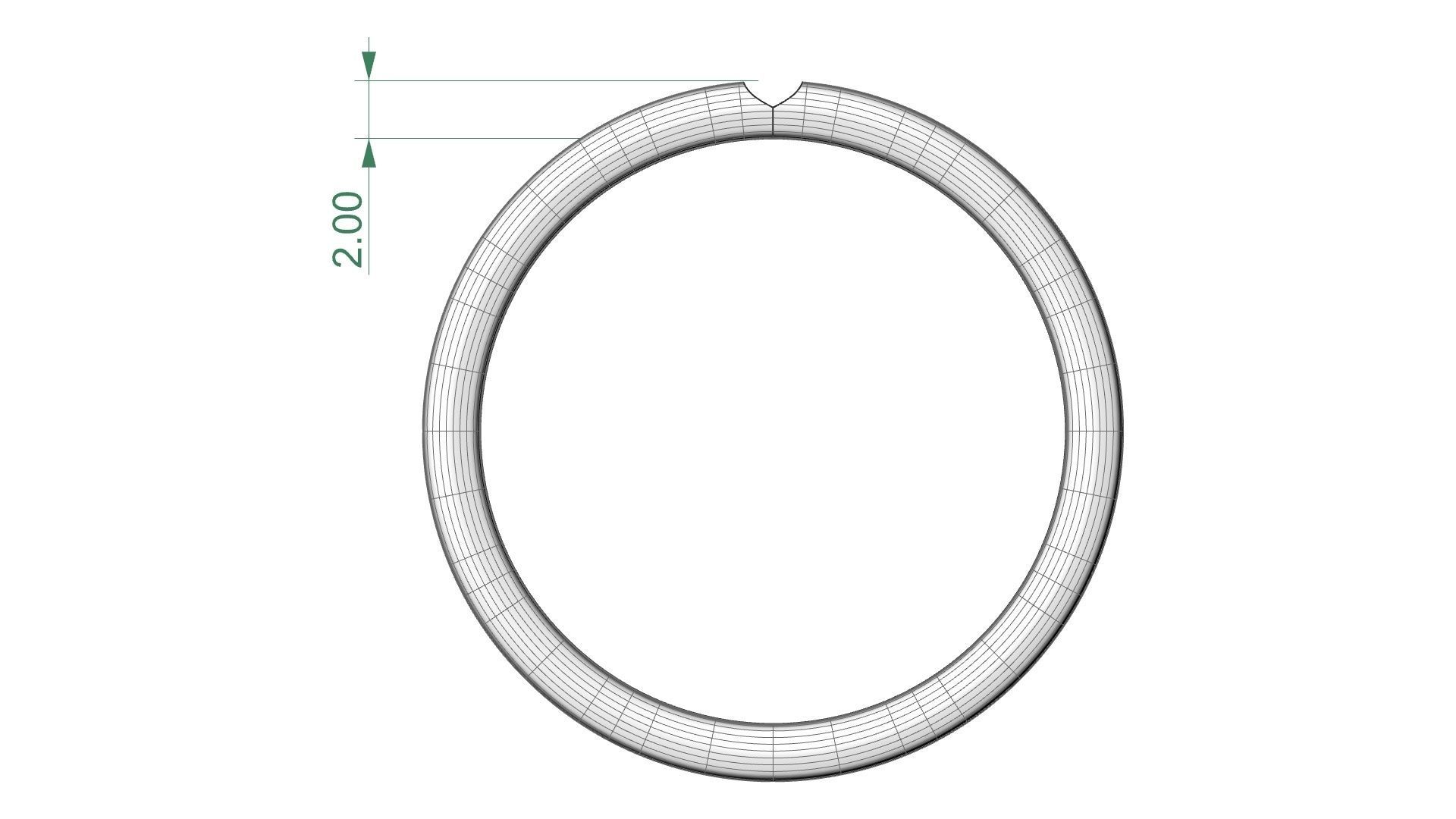 His and Hers Promise Bands 4-14US Sizes 3D print model_4