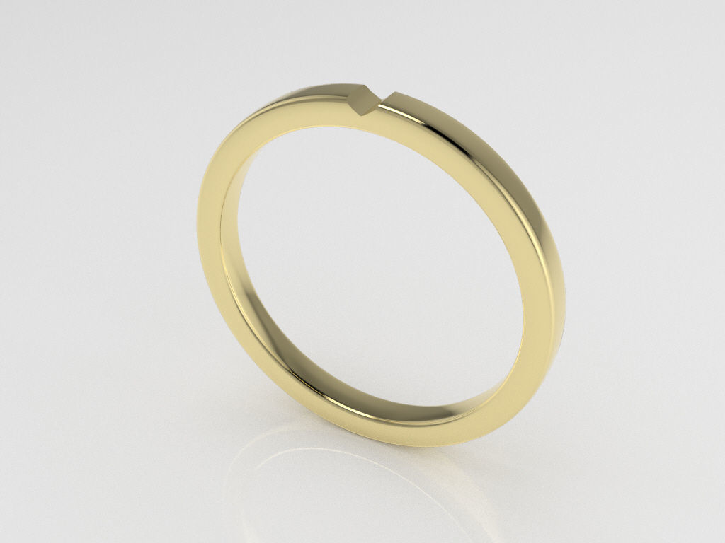 His and Hers Promise Bands 4-14US Sizes 3D print model_2