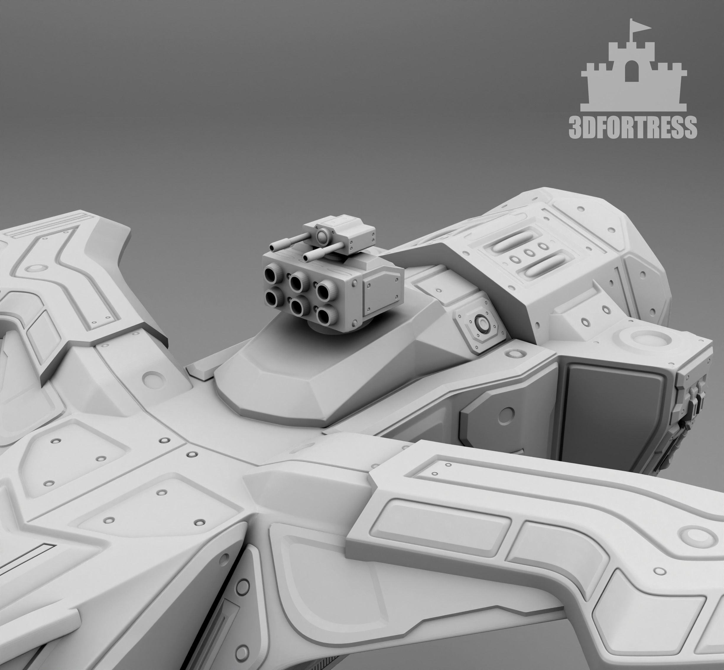 Space carrier 3D print model_4