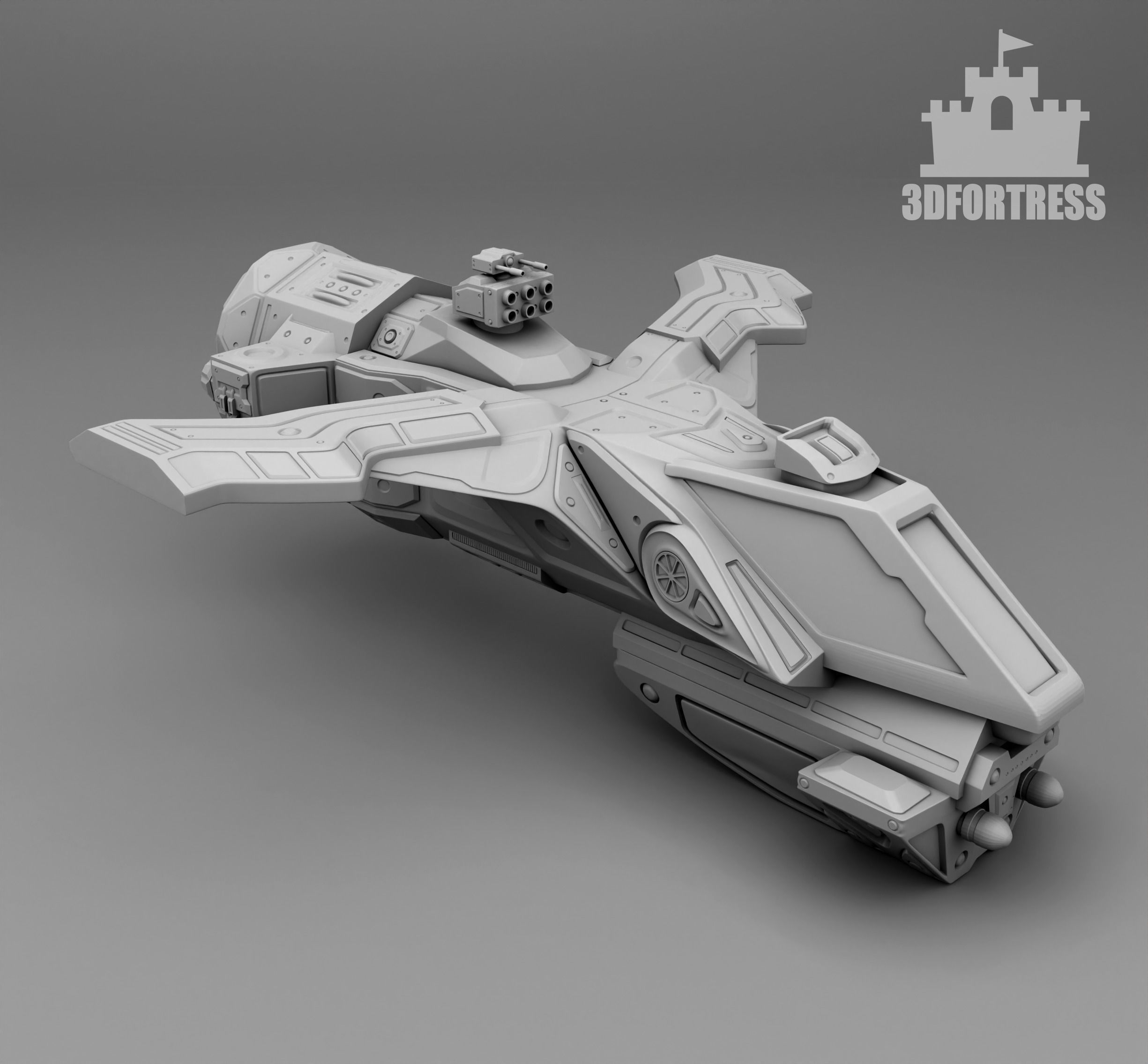 Space carrier 3D print model_1
