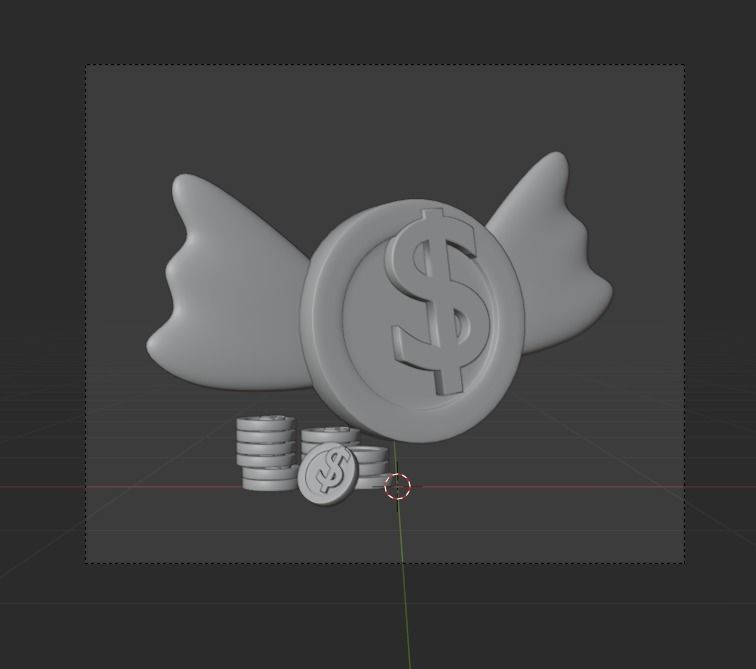 Business Investing 3d Illustration  Icon Pack 3D model_22