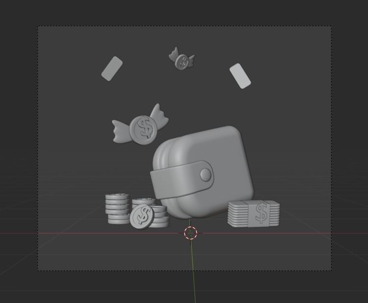 Business Investing 3d Illustration  Icon Pack 3D model_20