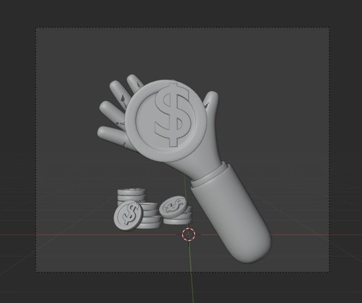 Business Investing 3d Illustration  Icon Pack 3D model_21