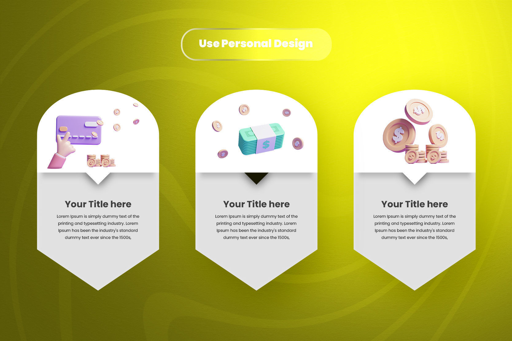 Business Investing 3d Illustration  Icon Pack 3D model_3