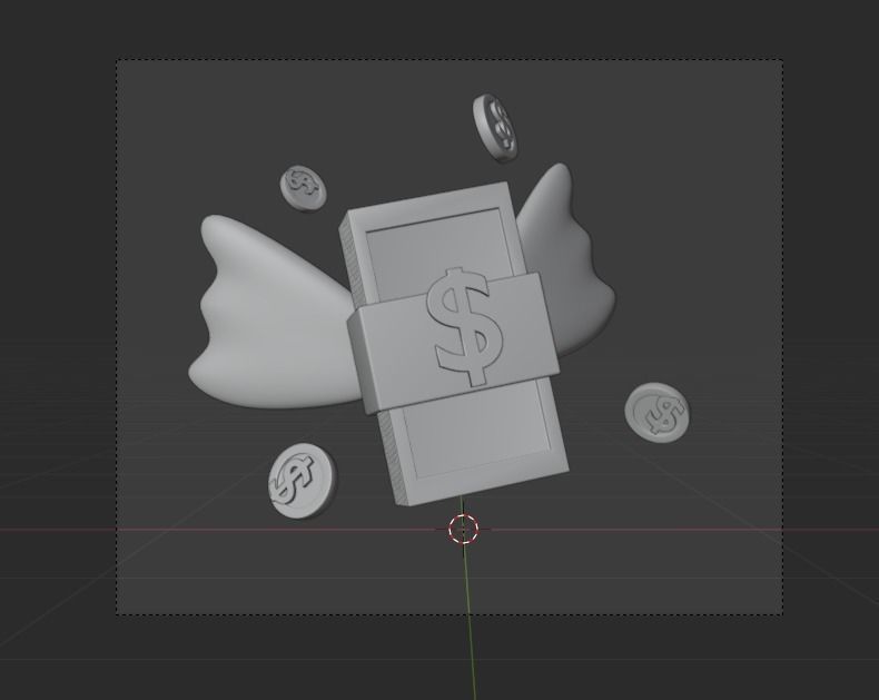 Business Investing 3d Illustration  Icon Pack 3D model_13