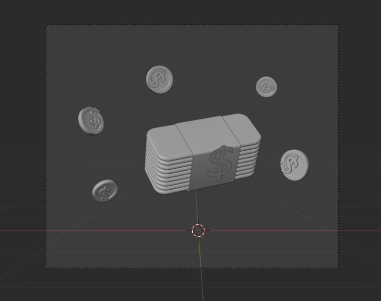 Business Investing 3d Illustration  Icon Pack 3D model_7