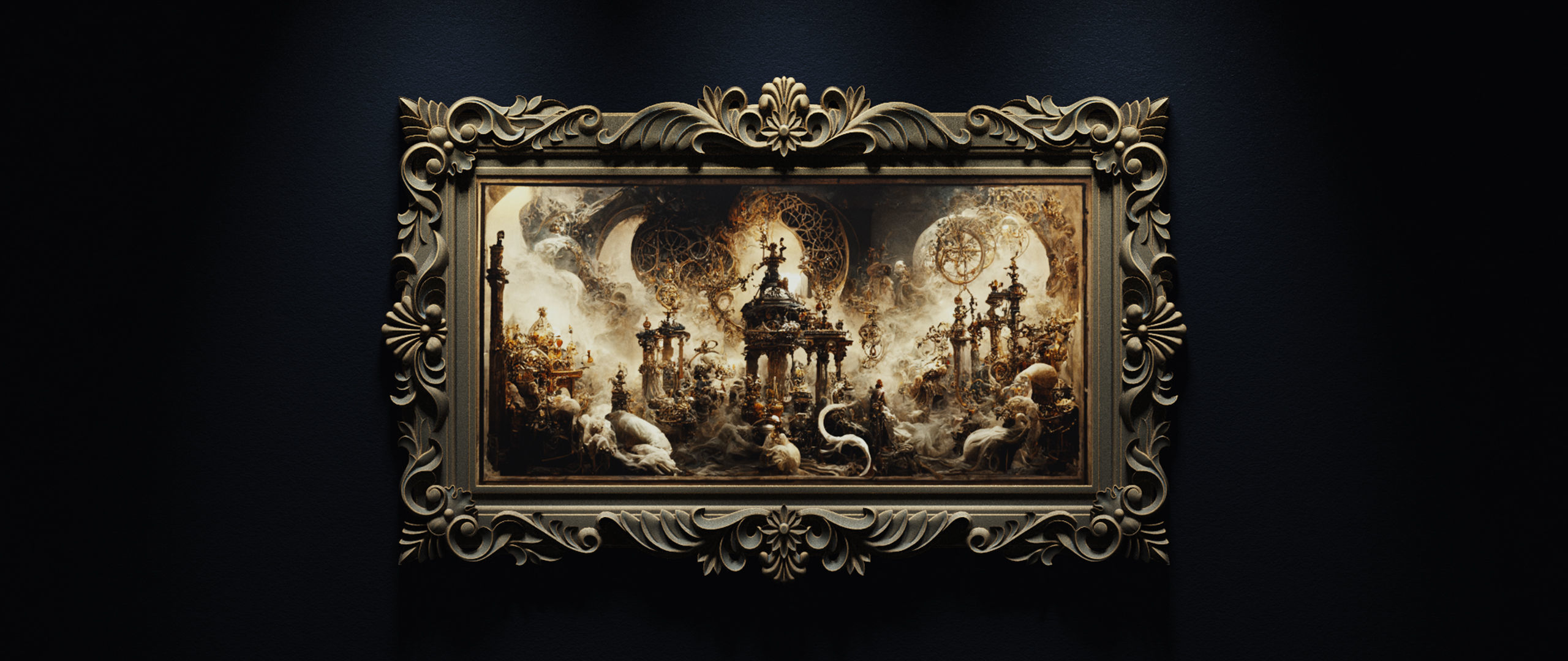 Heavenly Frame 3D - Base Mesh - No texture 3D model_10