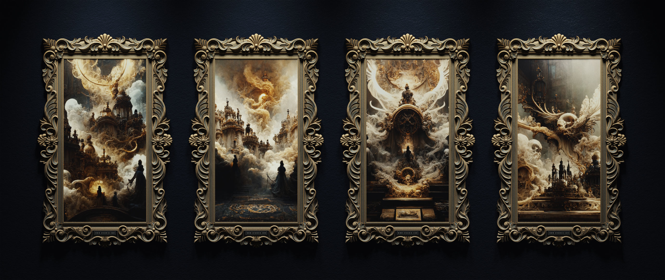 Heavenly Frame 3D - Base Mesh - No texture 3D model_4