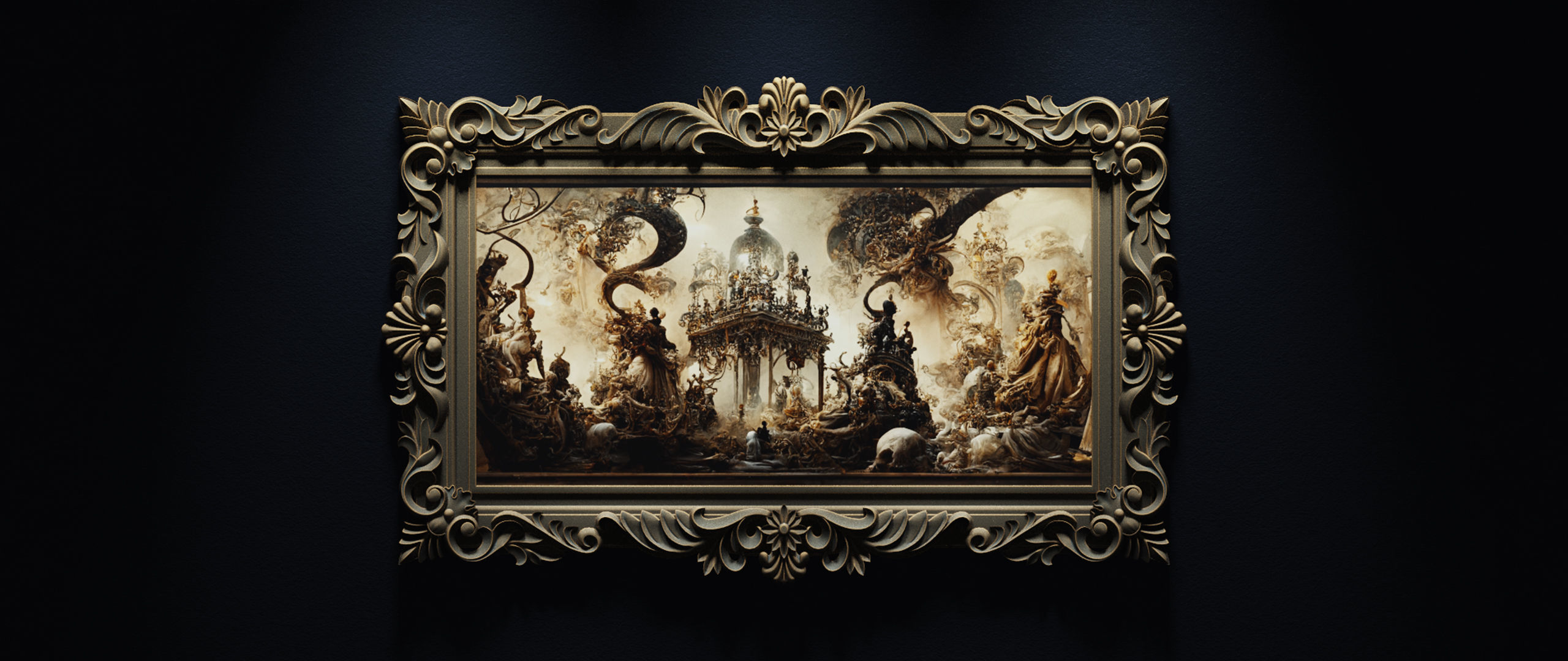 Heavenly Frame 3D - Base Mesh - No texture 3D model_8