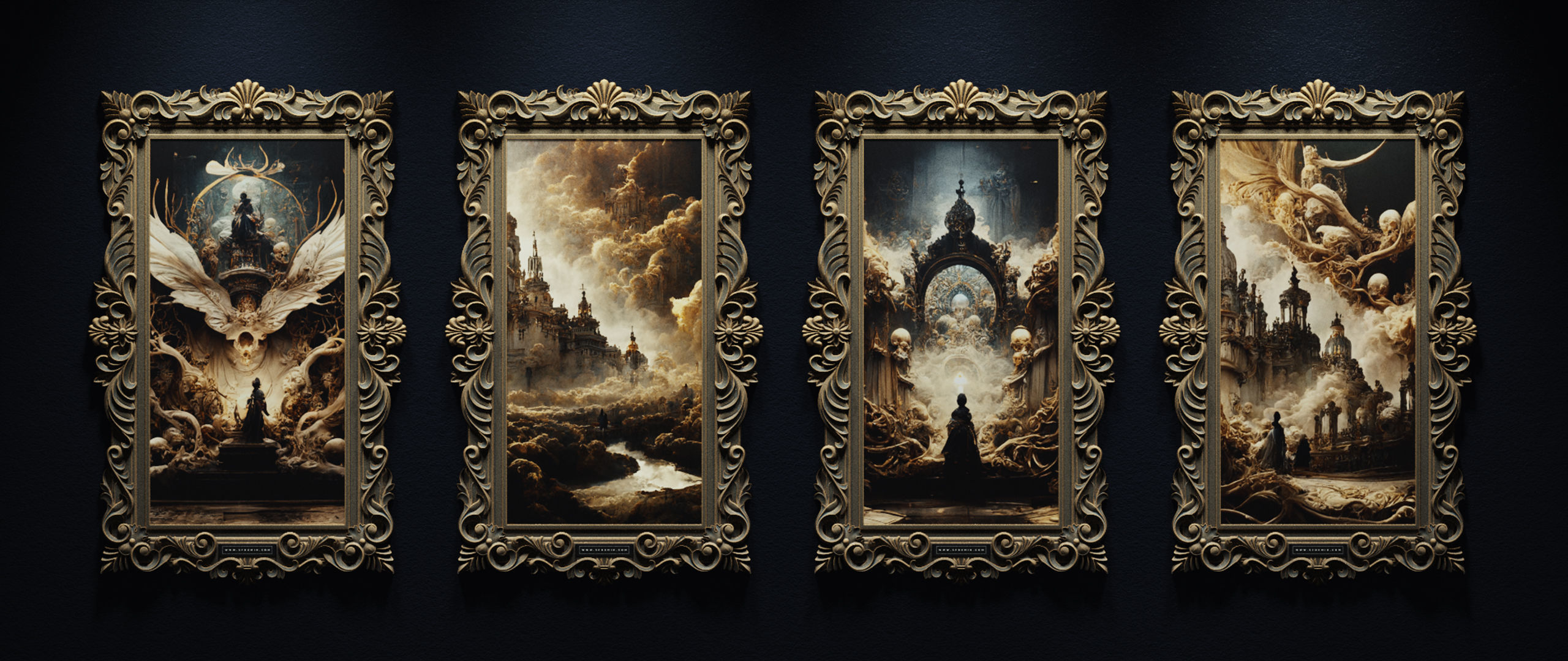 Heavenly Frame 3D - Base Mesh - No texture 3D model_19