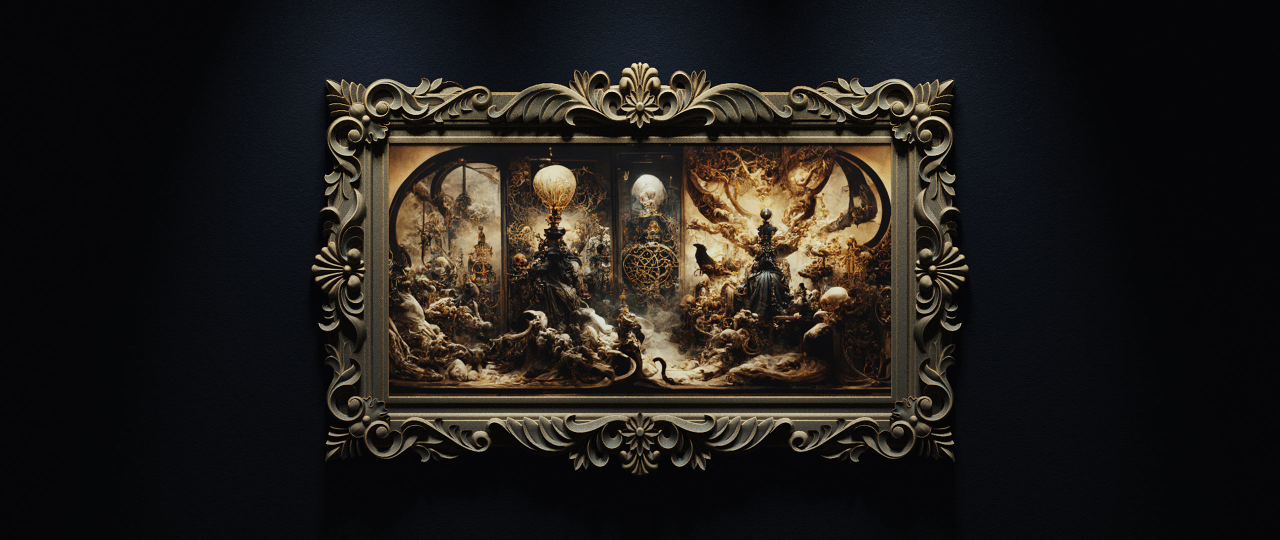 Heavenly Frame 3D - Base Mesh - No texture 3D model_12