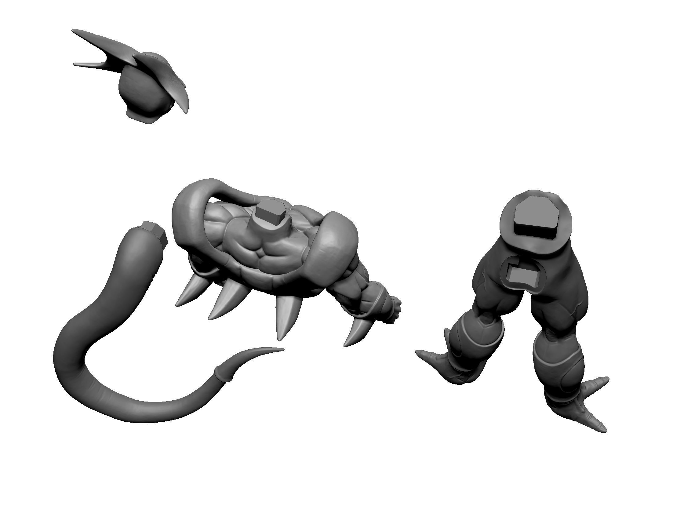 Cooler 3D print model_3