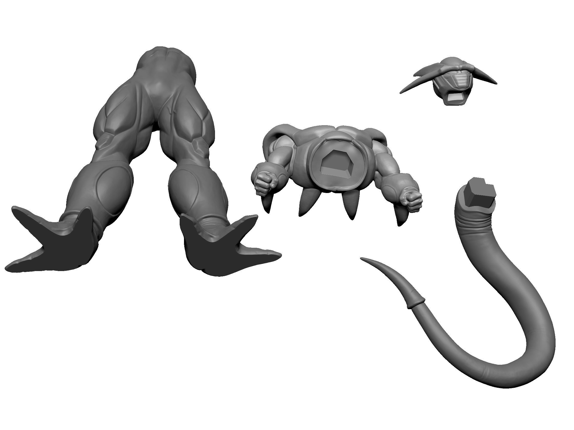 Cooler 3D print model_4