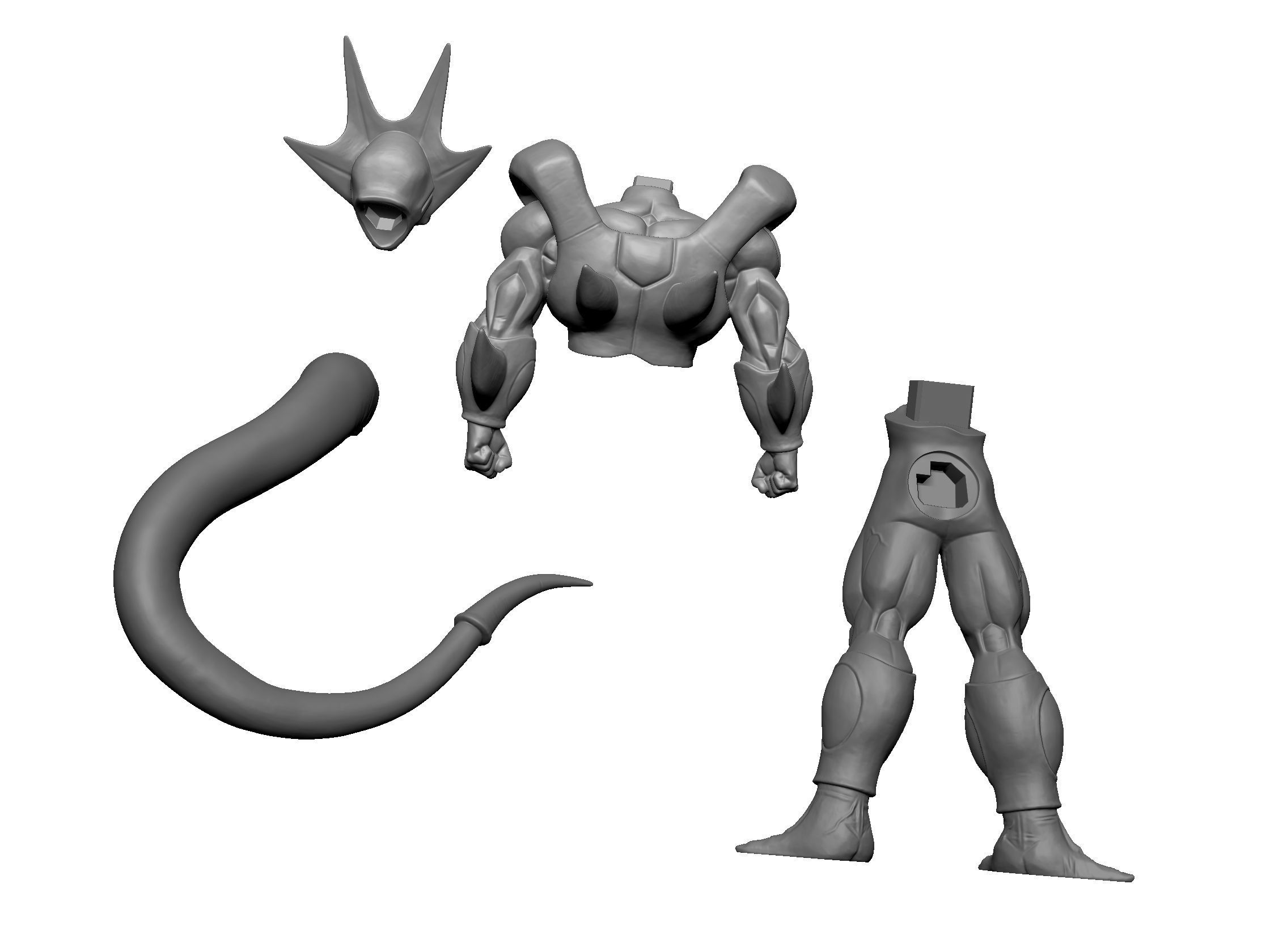 Cooler 3D print model_2