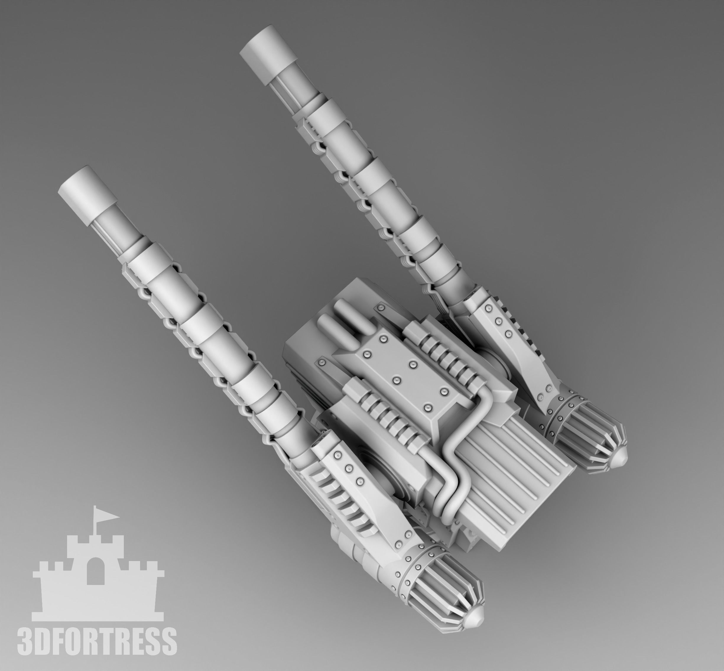 The Marsian Cannon2 3D print model_2